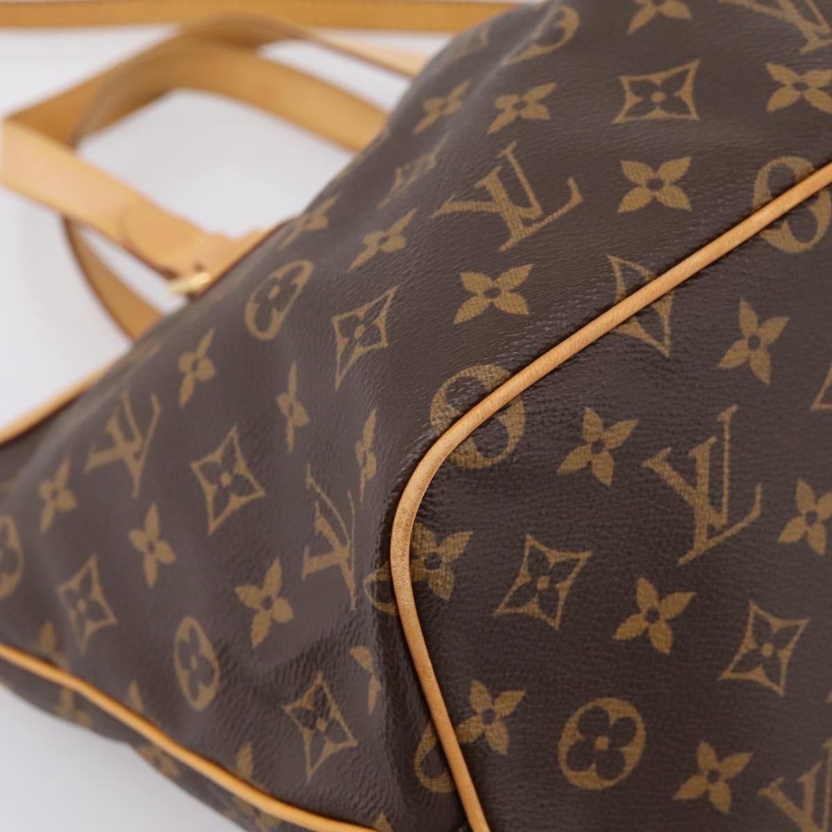 Louis Vuitton Palermo Monogram Canvas, Brown, Canvas, Handbag