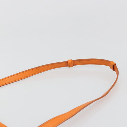 Saint Laurent Classic Y Cabas Leather, Orange, Leather, Tote Bag