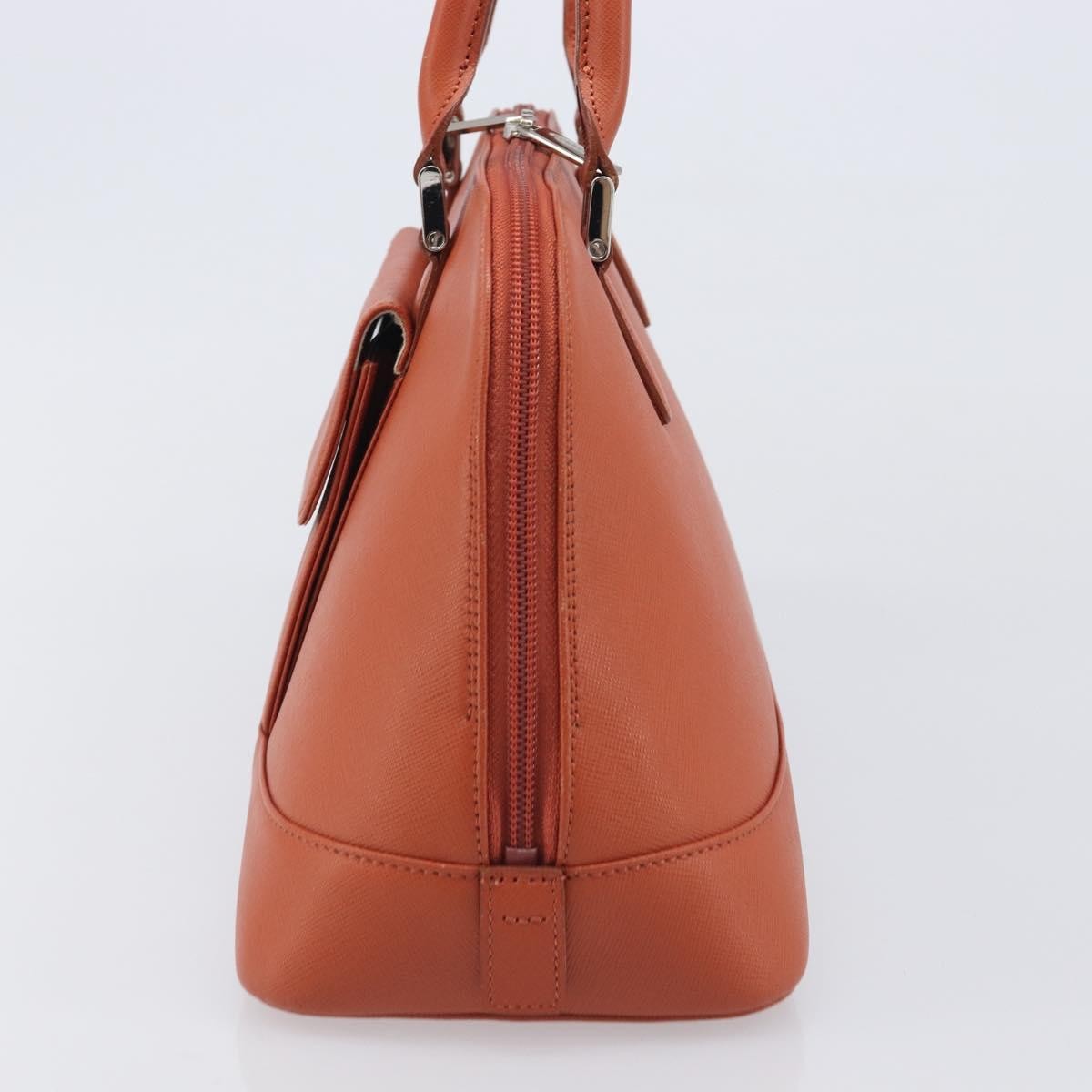 Burberry Handbag Leather, Orange, Leather, Handbag