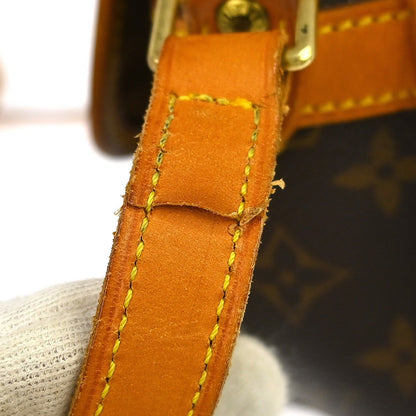 Louis Vuitton Sologne Monogram Canvas, Brown, Canvas, Handbag