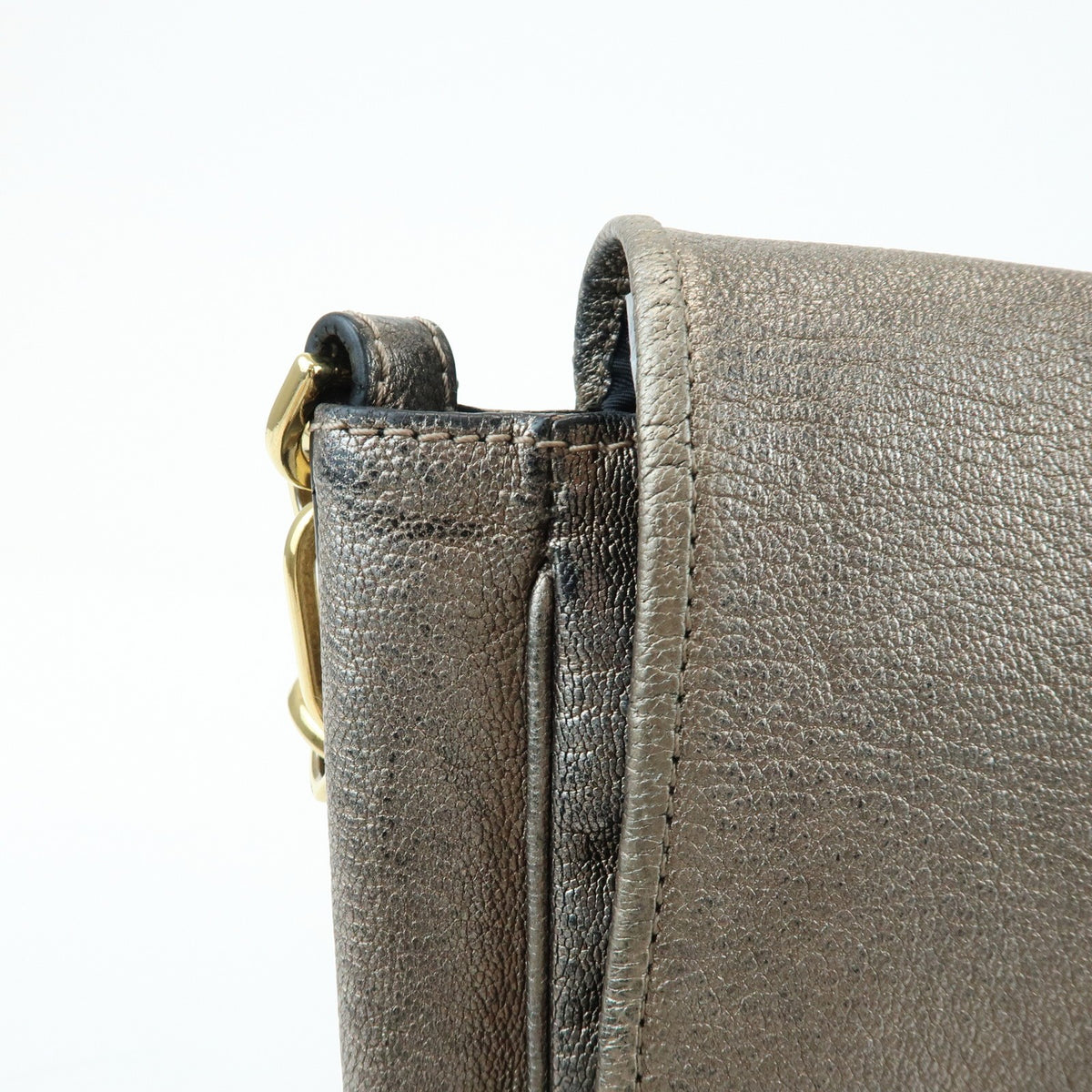 Loewe Shoulder bag Leather, Silver, Leather, Shoulder Bag