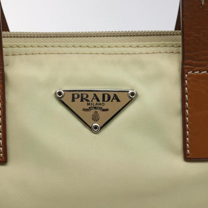 Prada Vintage Tote Tessuto, White, Nylon, Tote Bag