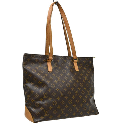 Louis Vuitton Cabas Mezzo Monogram Canvas, Brown, Canvas, Tote Bag