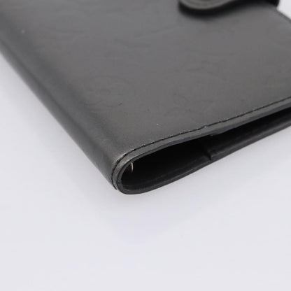 Louis Vuitton Agenda Cover Monogram Empreinte Leather, Gray, Canvas, Wallet