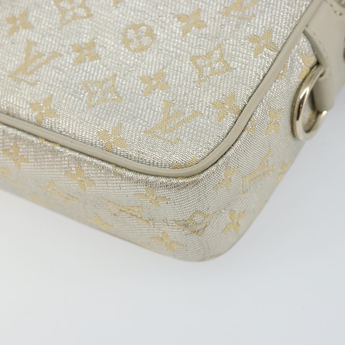 Louis Vuitton McKenna Mini Lin, Gold, Canvas, Tote bag