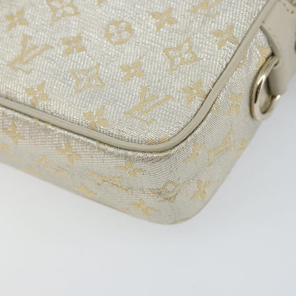 Louis Vuitton McKenna Mini Lin, Gold, Canvas, Tote bag