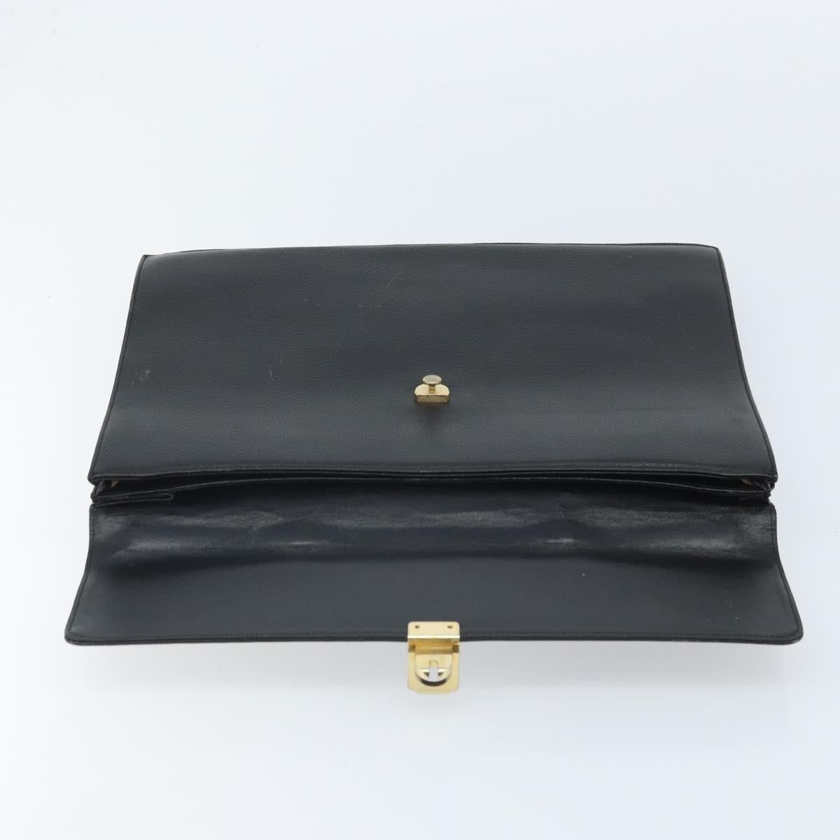 Burberry Vintage Leather, Black, Leather, Briefcase