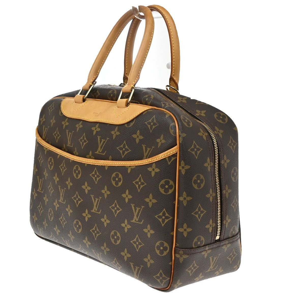 Louis Vuitton Trouville Monogram Canvas, Brown, Canvas, Handbag