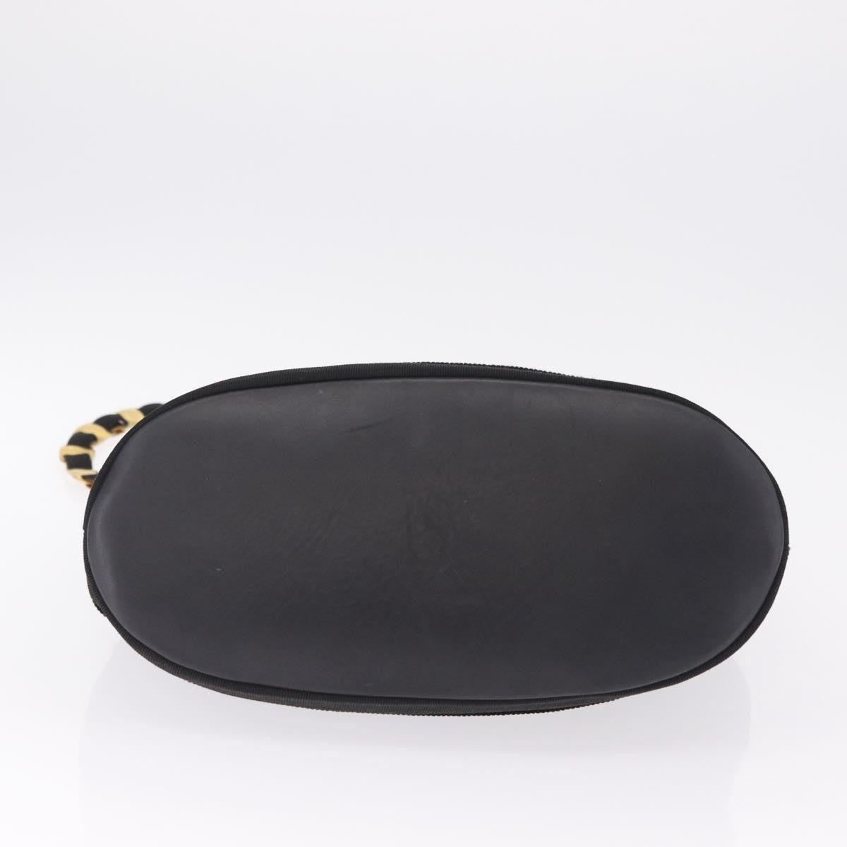 Salvatore Ferragamo Vala Chain Canvas, Black, Canvas, Shoulder Bag