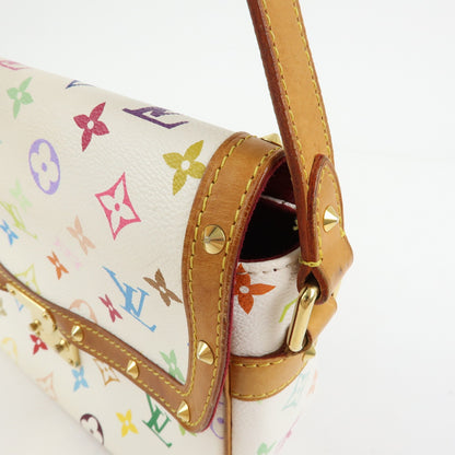 Louis Vuitton Sologne Monogram Multicolor, White, Canvas, Handbag