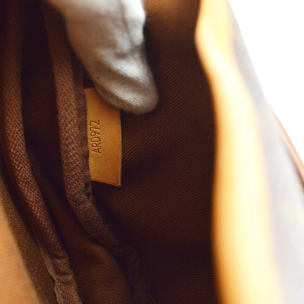 Louis Vuitton Saumur Monogram Canvas, Brown, Canvas, Handbag