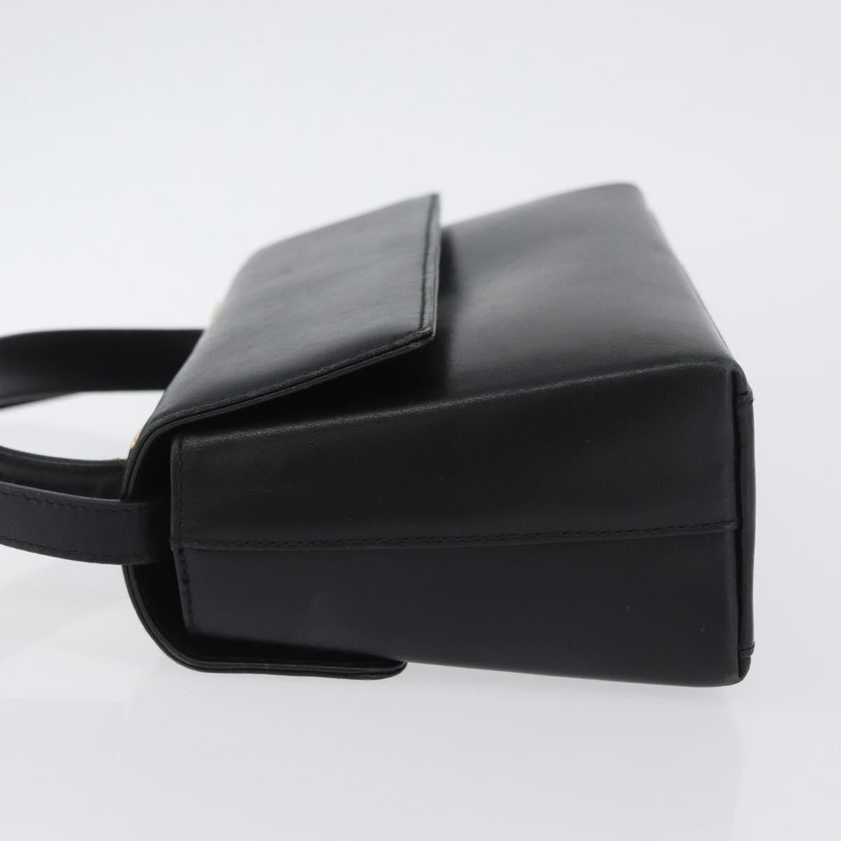 Salvatore Ferragamo Vintage Leather, Black, Leather, Handbag