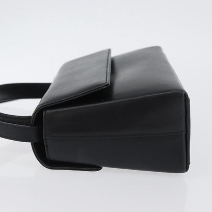 Salvatore Ferragamo Vintage Leather, Black, Leather, Handbag