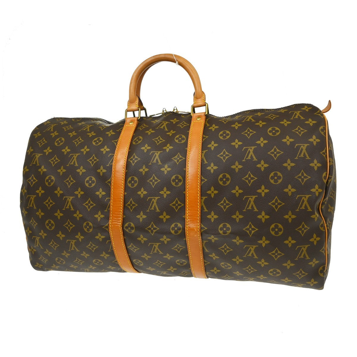 Louis Vuitton Keepall Monogram Canvas, Brown, Canvas, Handbag