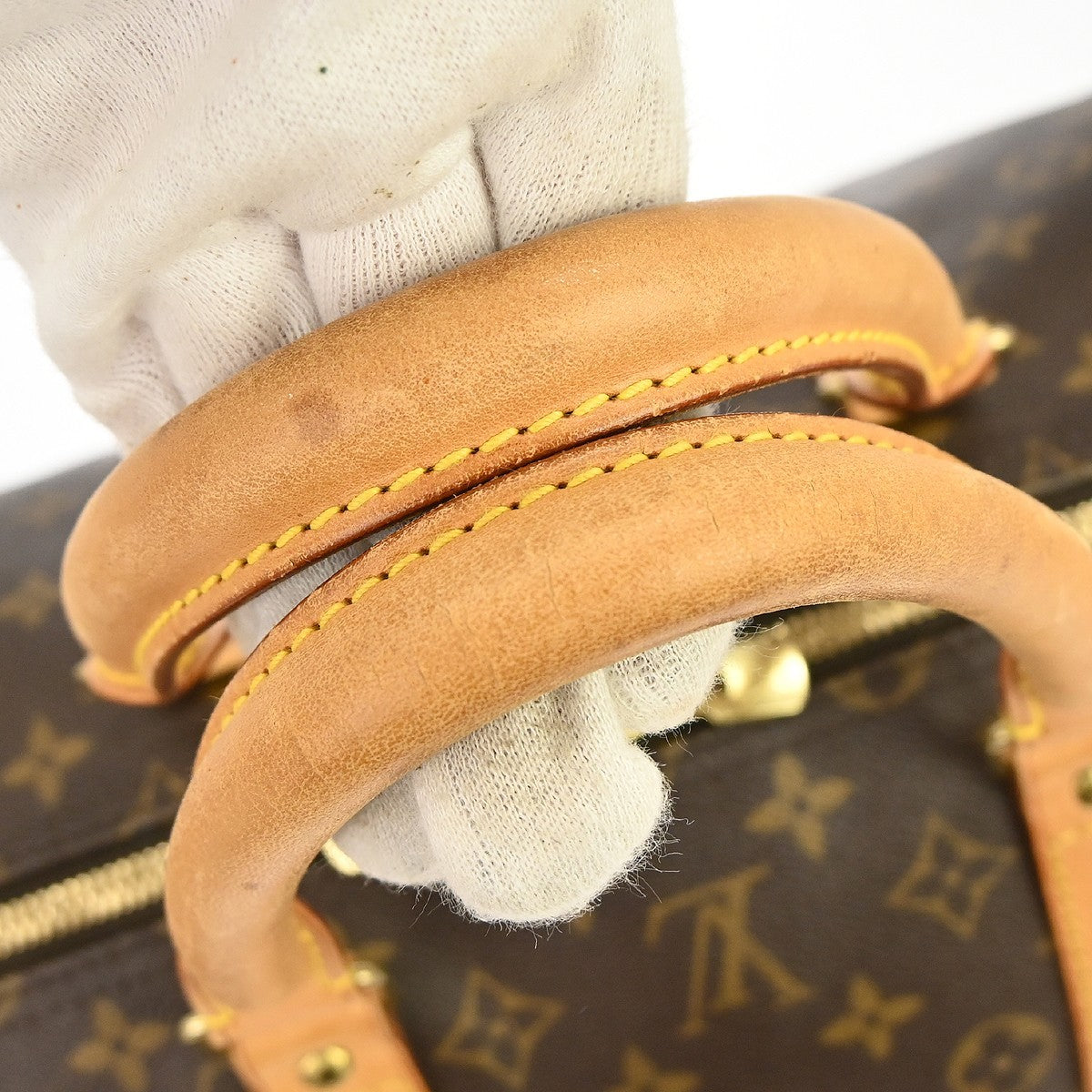 Louis Vuitton Keepall Monogram Canvas, Brown, Canvas, Travel Bag