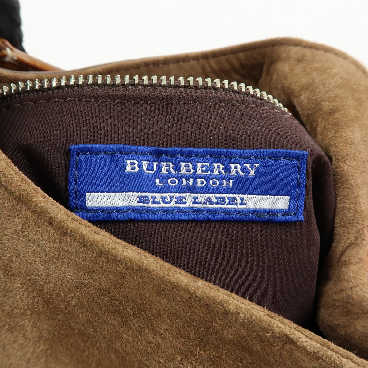 Burberry Blue Label Suede, Brown, Suede, Shoulder Bag