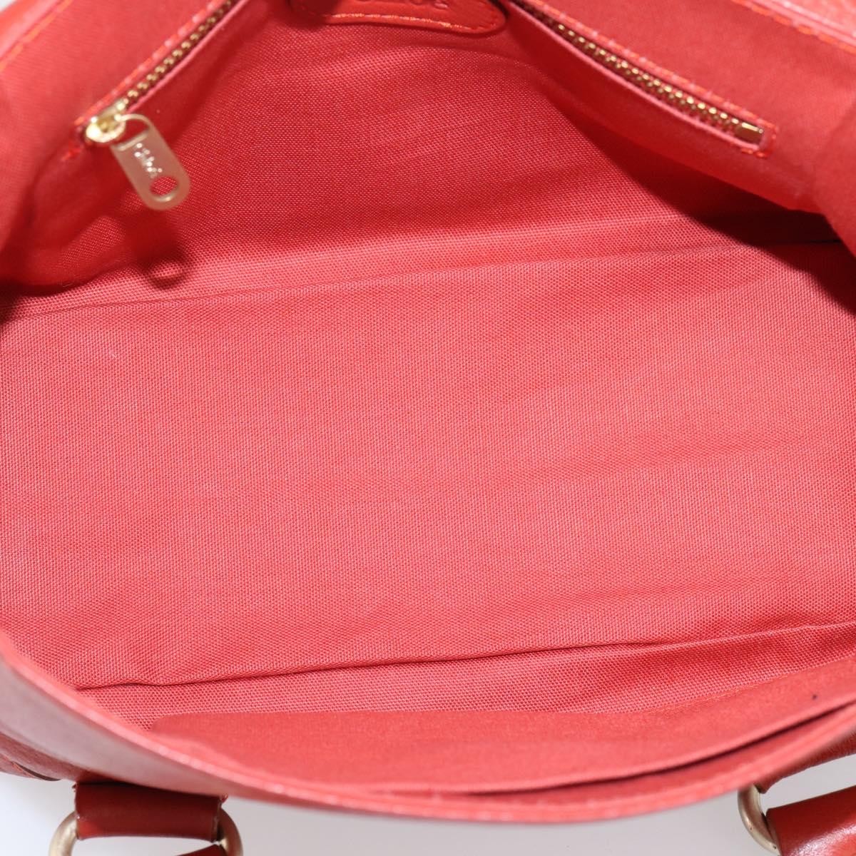 Chloe Handbag Leather, Red, Leather, Handbag