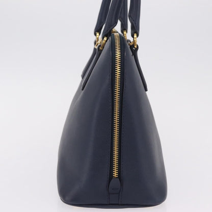 Prada Promenade Saffiano Leather, Navy, Leather, Handbag