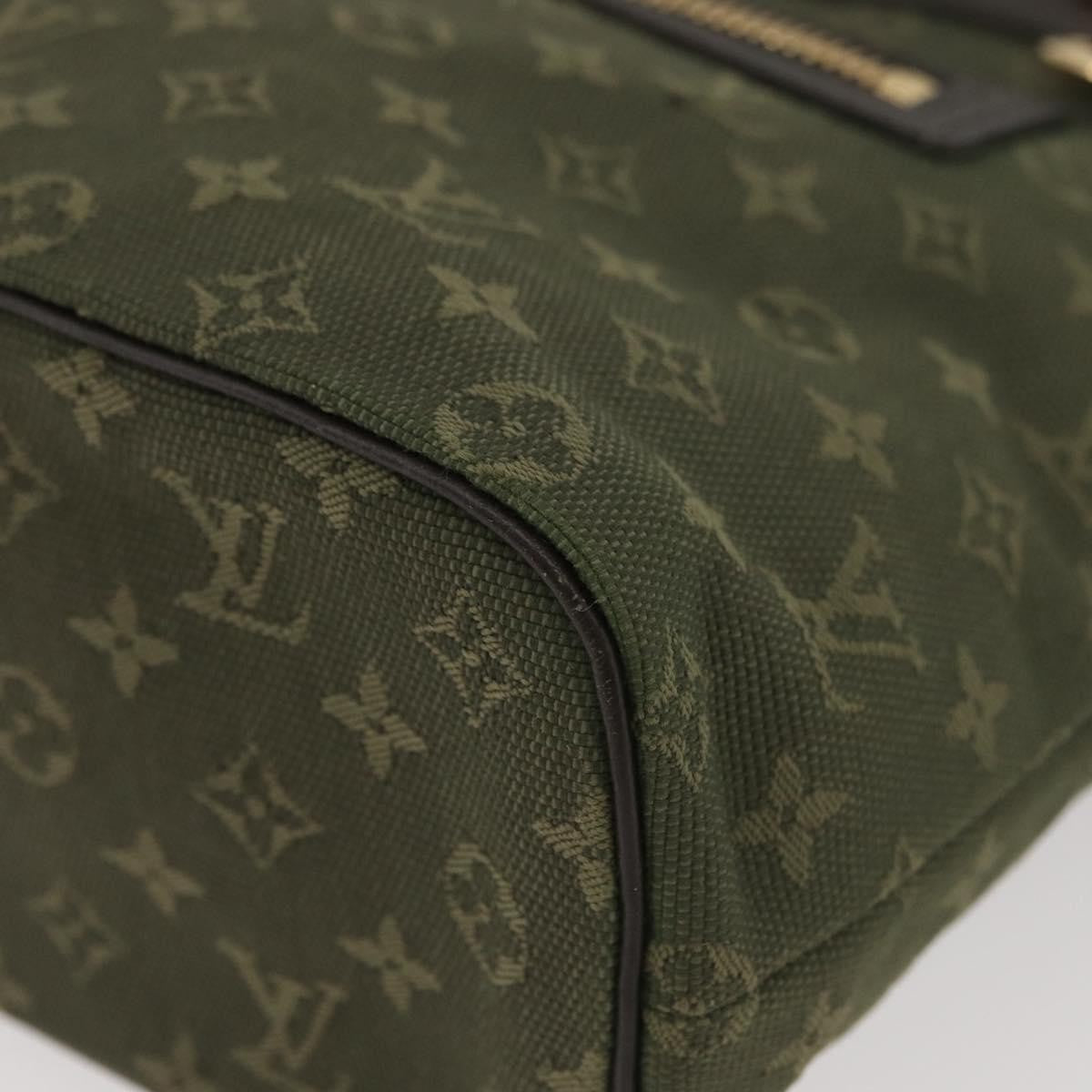 Louis Vuitton Lucille Mini Lin, Khaki, Canvas, Handbag