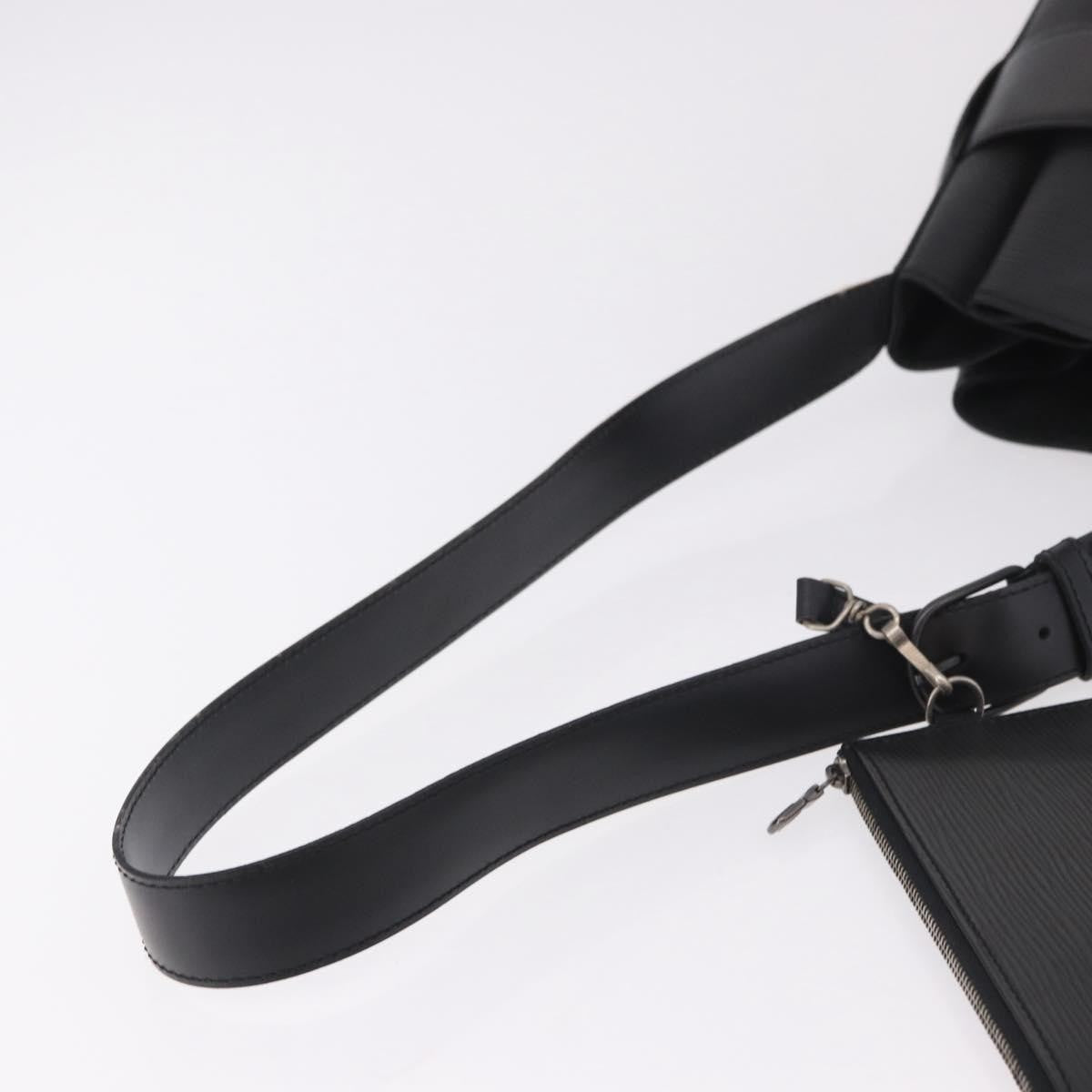 Louis Vuitton Vintage Sac d'Epaule Epi Leather, Black, Leather, Shoulder Bag