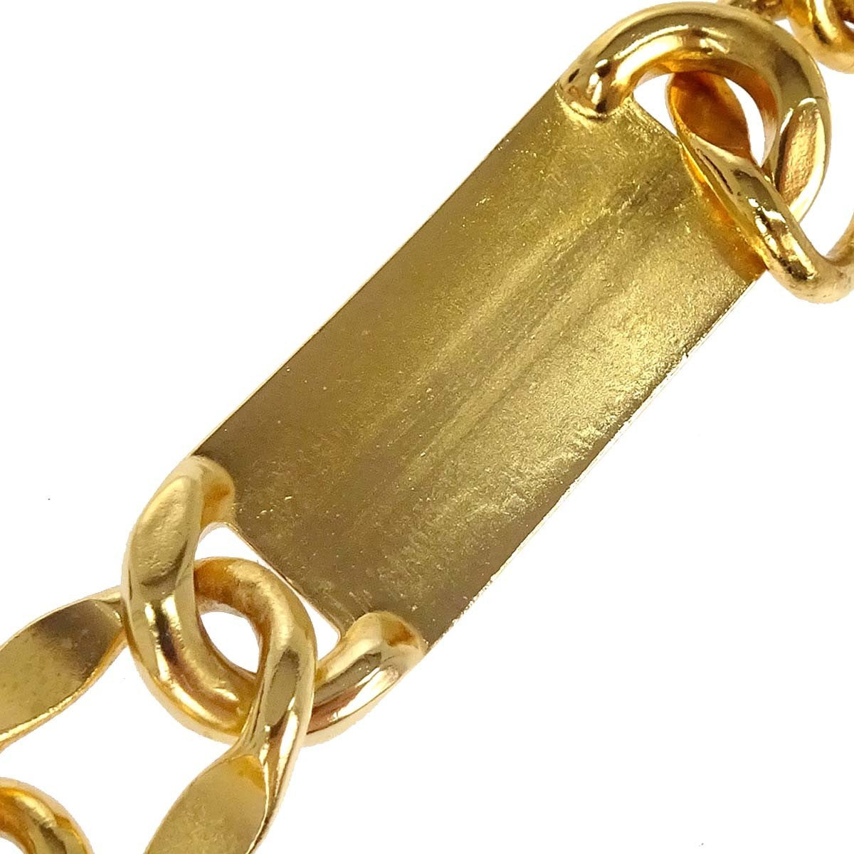 Chanel Vintage Medallion Logo Chain Belt Metal, Gold, Gold Plated, Belt