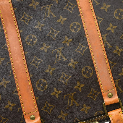 Louis Vuitton Keepall Monogram, Brown, Canvas, Travel Bag