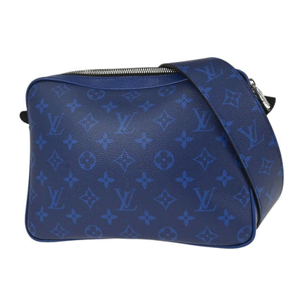 Louis Vuitton Outdoor BumBag Monogram Taigarama, Blue, Leather, Shoulder Bag