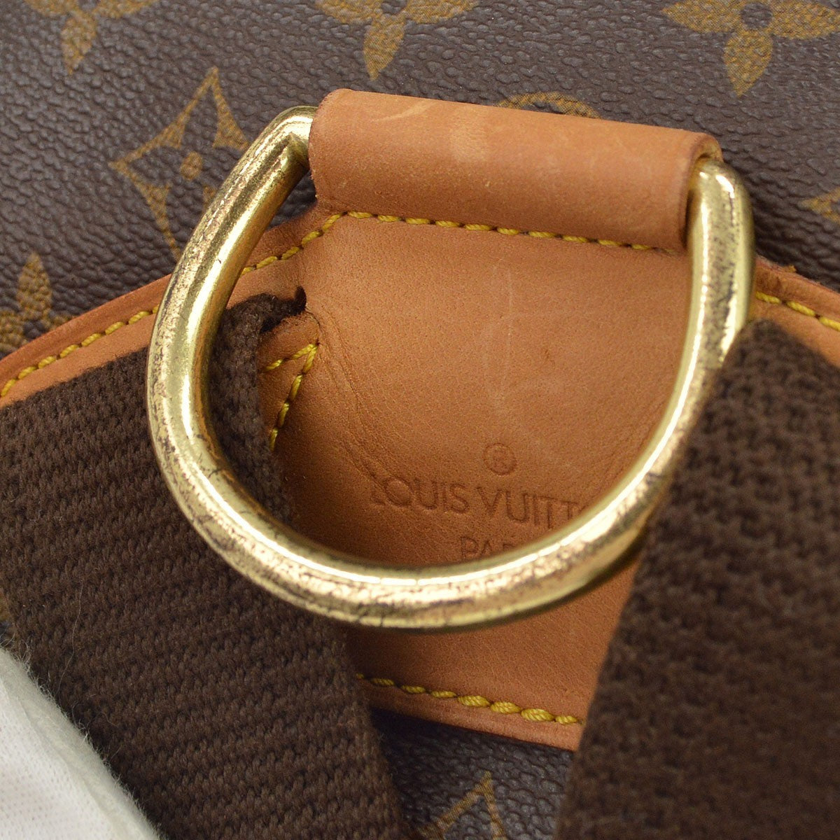 Louis Vuitton Vintage Montsouris Monogram Canvas, Brown, Canvas, Backpack