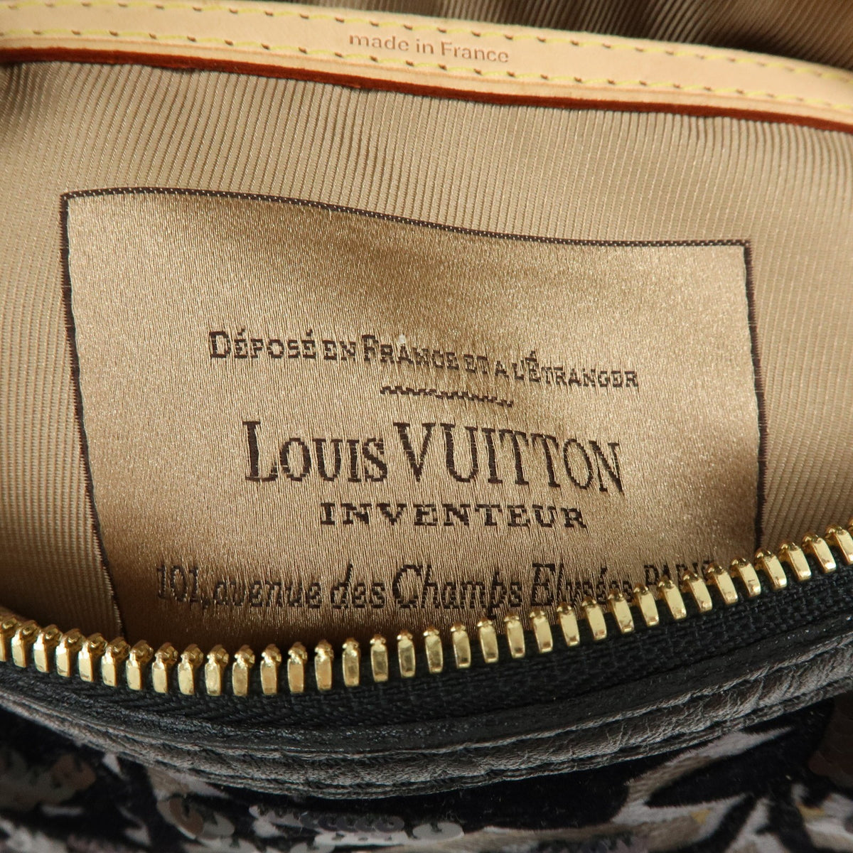Louis Vuitton Carrousel Fleur De Jais Monogram Canvas, Multicolour, Canvas, Handbag