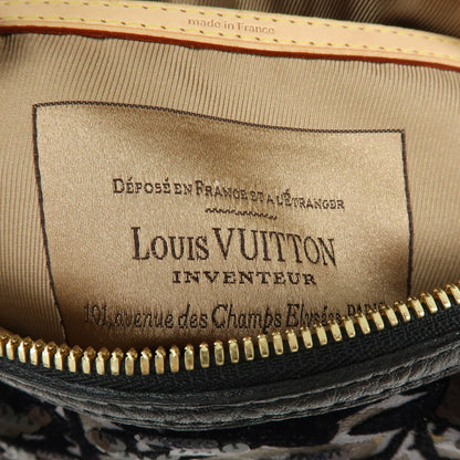 Louis Vuitton Carrousel Fleur De Jais Monogram Canvas, Multicolour, Canvas, Handbag