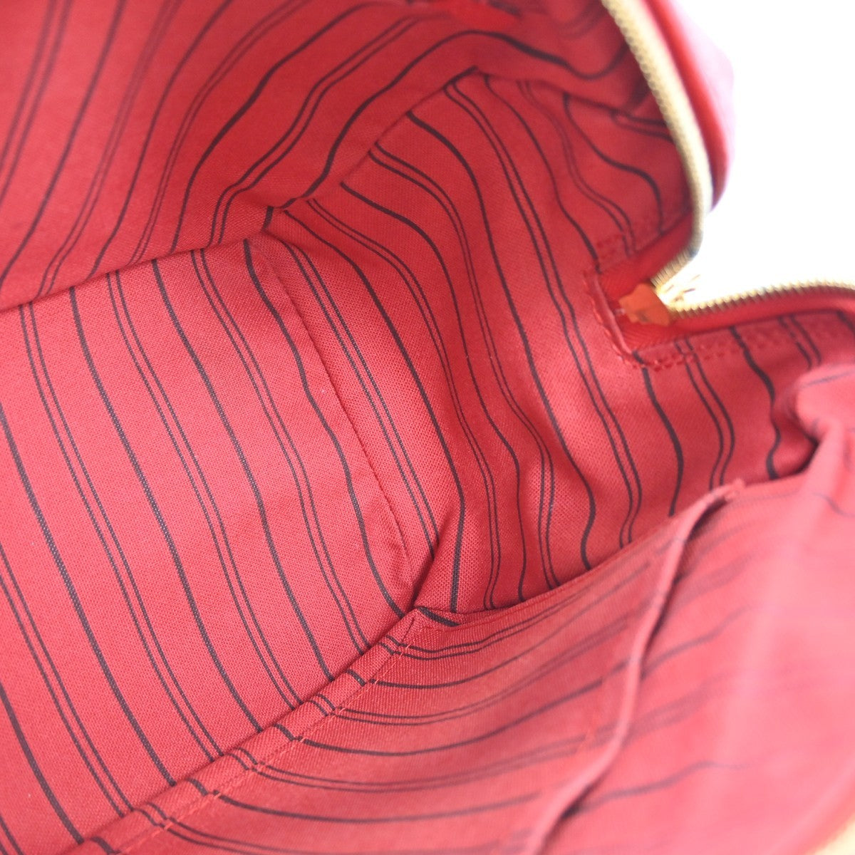 Louis Vuitton Speedy Bandouliere NM Monogram Empreinte Leather, Red, Leather, Handbag