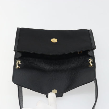 Salvatore Ferragamo Shoulder Bag Canvas, Black, Canvas, Shoulder Bag