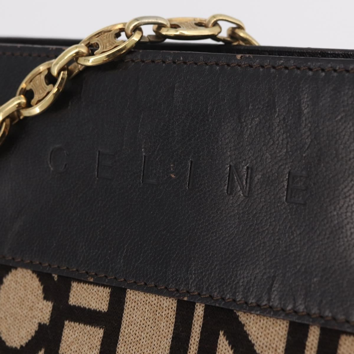 Celine Tote Leather, Beige, Leather, Tote Bag