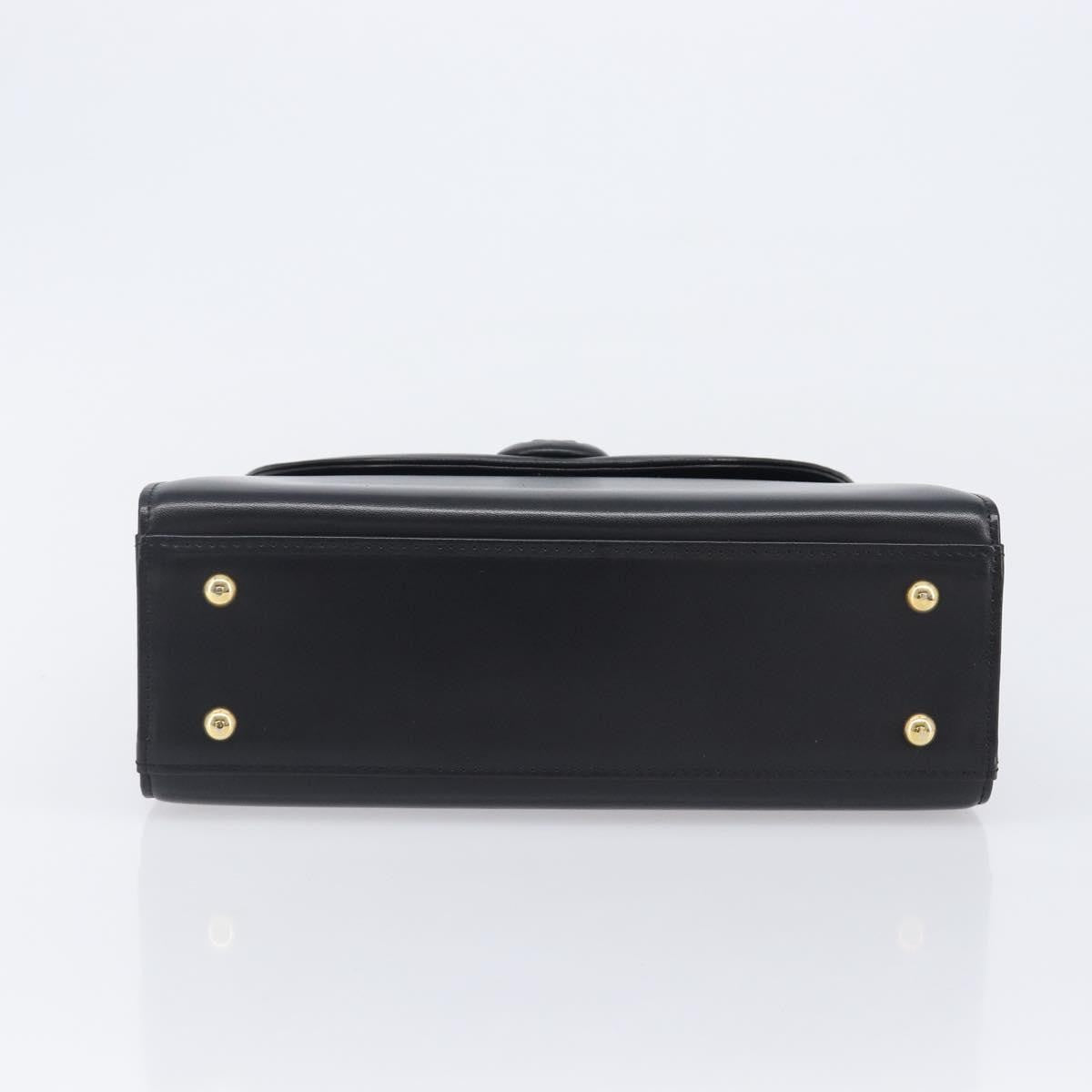 Givenchy Twist lock top handle Leather, Black, Leather, Handbag