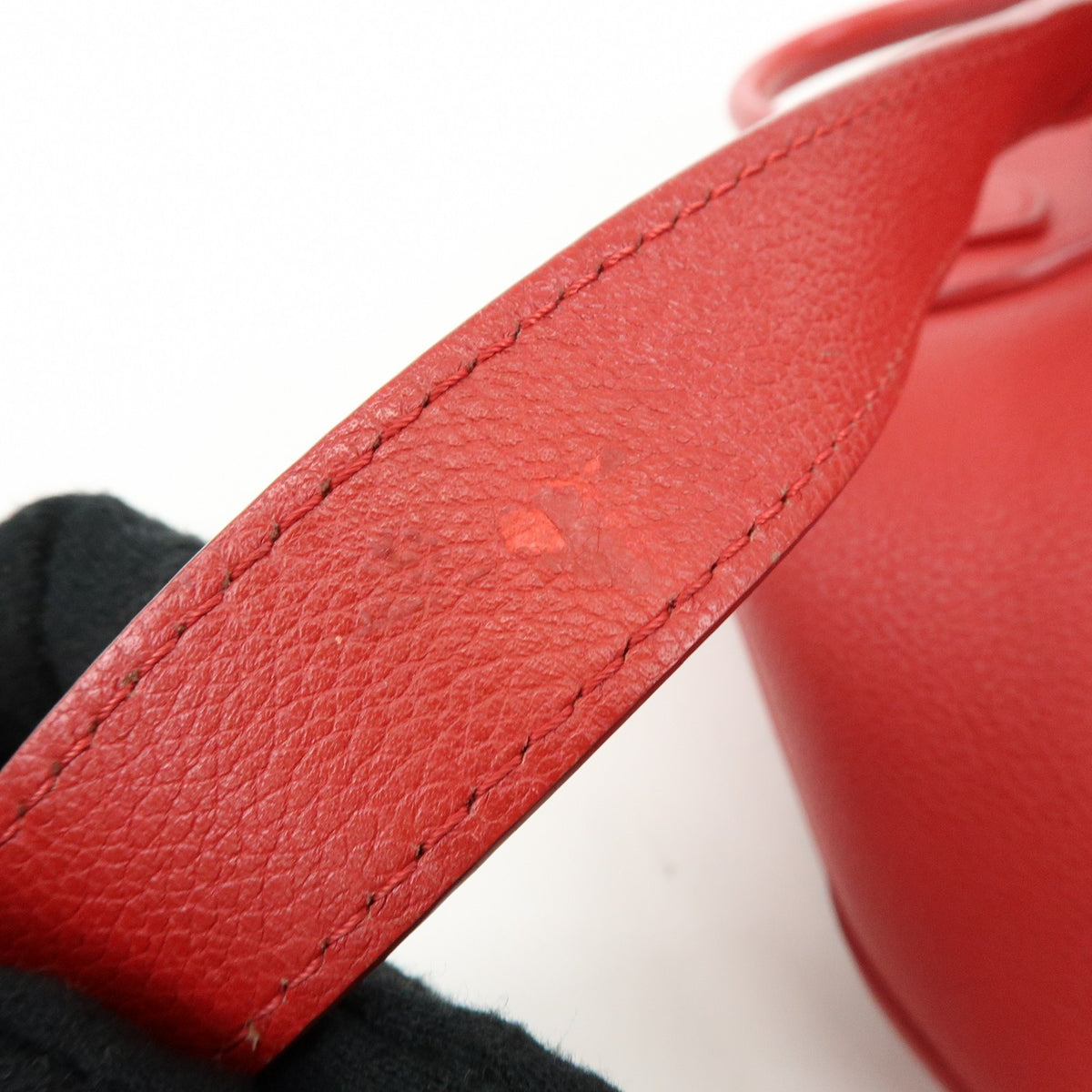 Louis Vuitton Lockme Leather, Red, Leather, Backpack