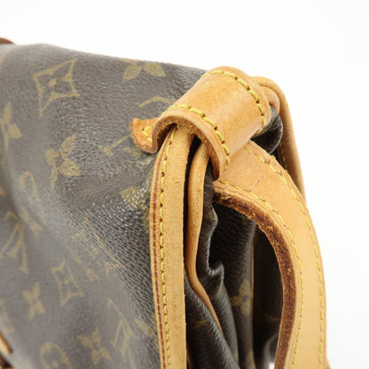 Louis Vuitton Saumur Monogram Canvas, Brown, Canvas, Shoulder Bag