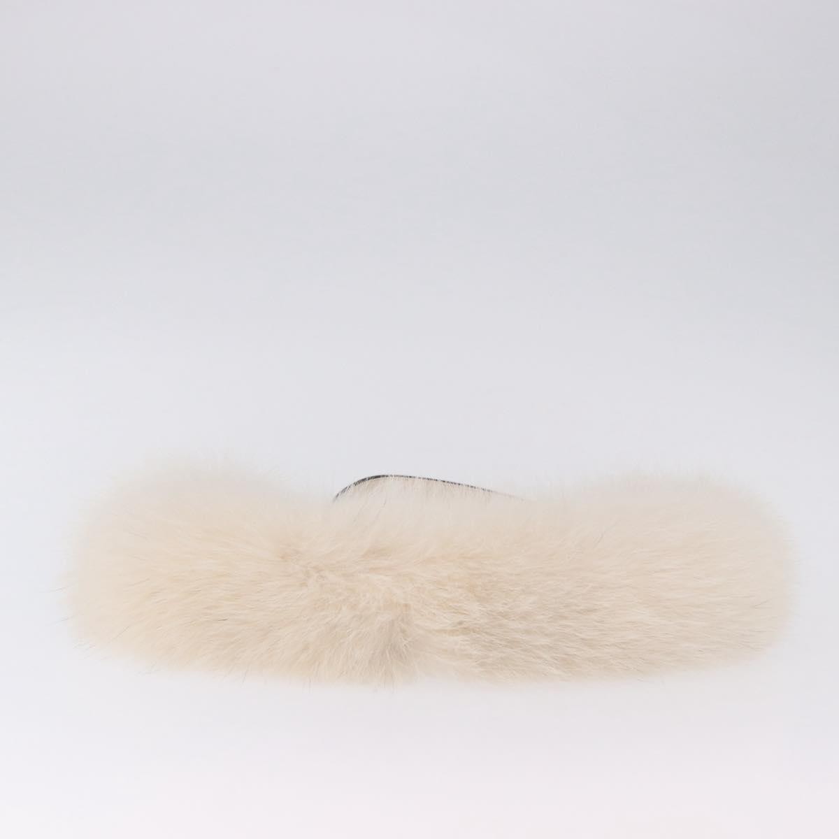 Fendi O'Lock Swing Leather with Fur, White, Leather, Shoulder Bag