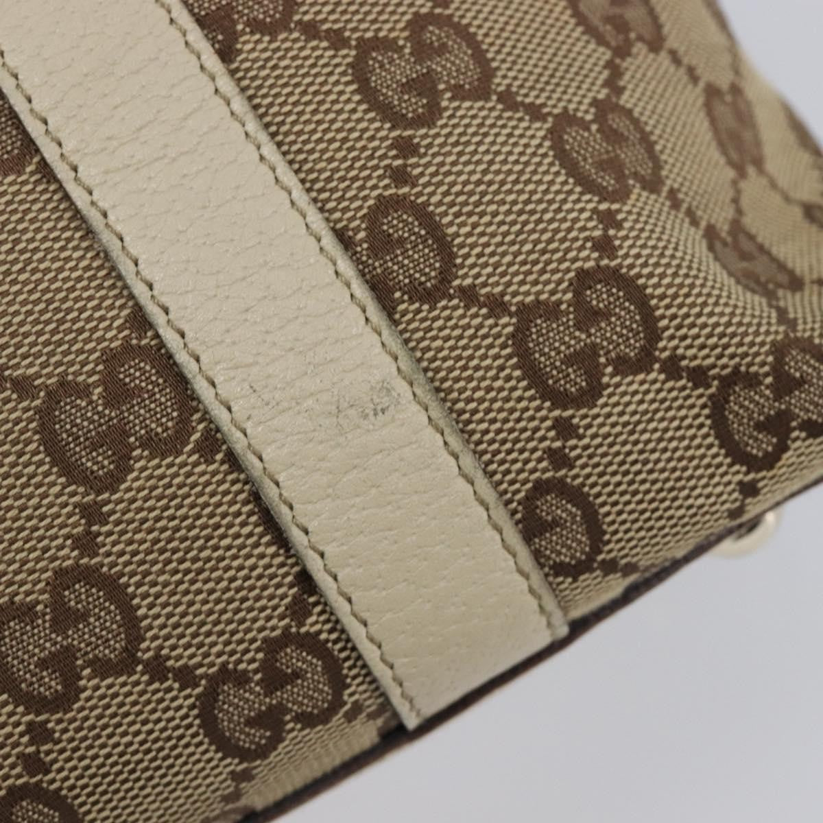 Gucci Abbey Zip Tote GG Canvas and Leather, Beige, Canvas, Handbag