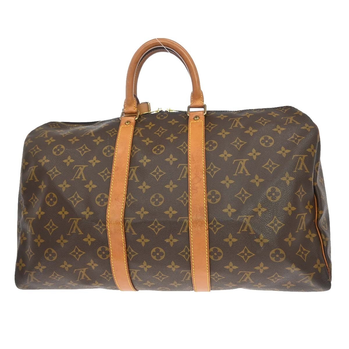 Louis Vuitton Keepall Monogram Canvas, Brown, Canvas, Travel Bag