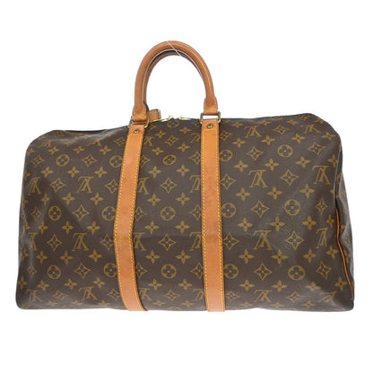 Louis Vuitton Keepall Monogram Canvas, Brown, Canvas, Travel Bag