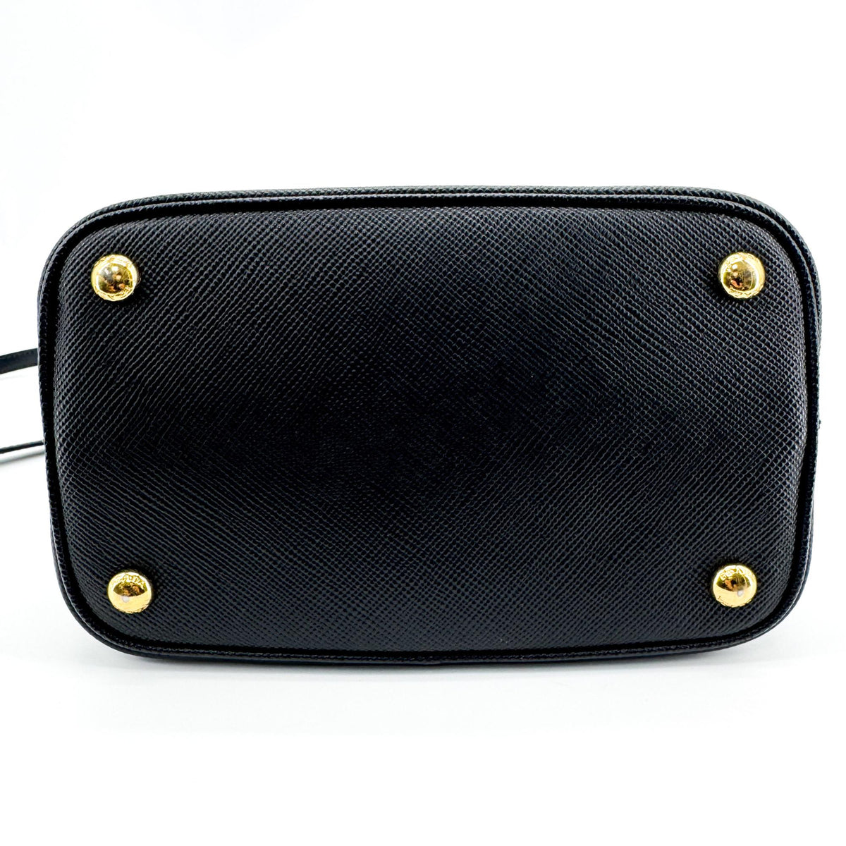 Prada Panier Bucket Saffiano Leather, Black, Leather, Handbag