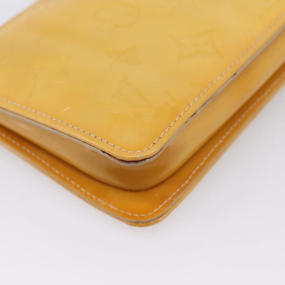 Louis Vuitton Lexington Pochette Monogram Vernis, Beige, Patent Leather, Clutch