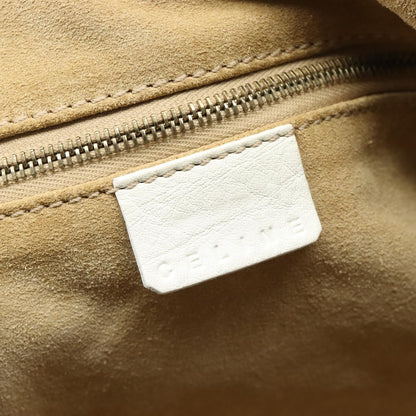 Celine Handbag Leather, White, Leather, Handbag