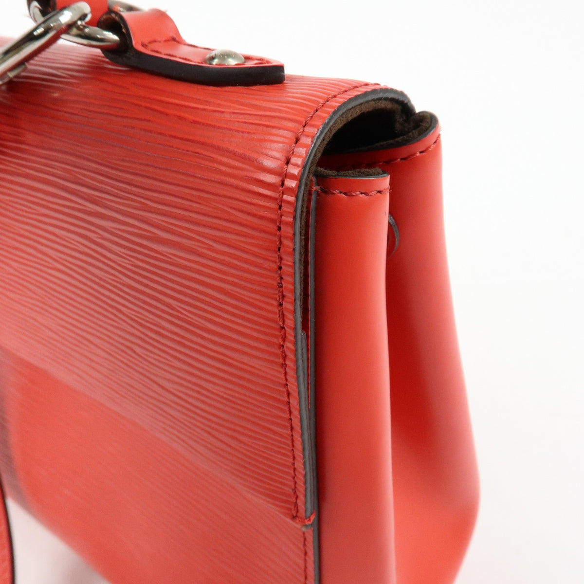 Louis Vuitton Cluny Top Handle Epi Leather, Red, Leather, Handbag