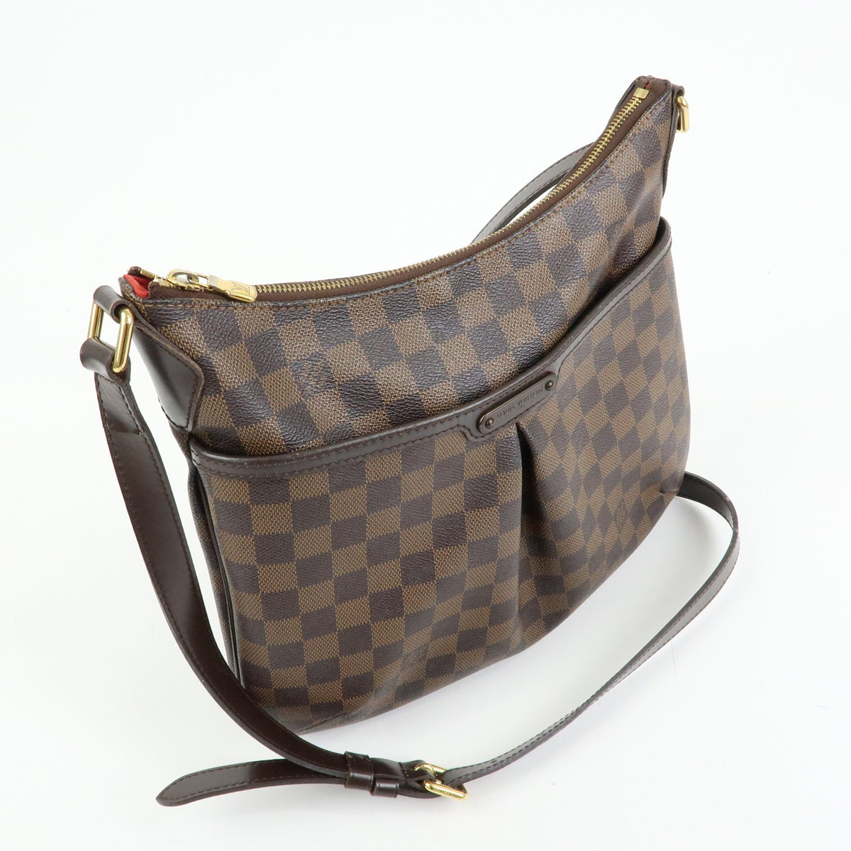 Louis Vuitton Bloomsbury Damier, Brown, Canvas, Shoulder Bag