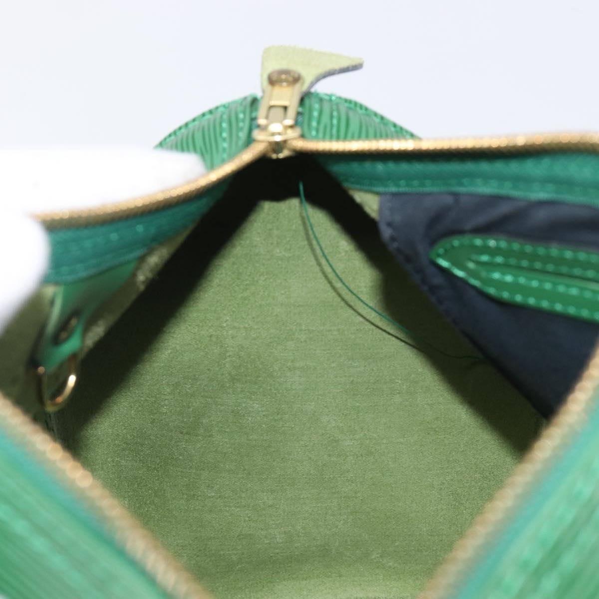 Louis Vuitton Speedy Epi Leather, Green, Leather, Handbag