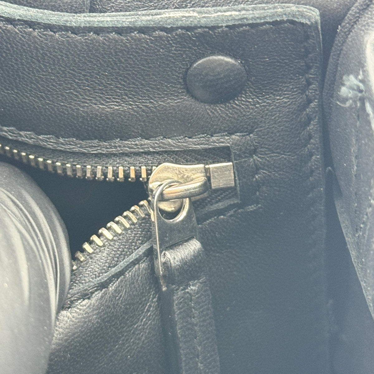 Bottega Veneta Cassette Maxi Intrecciato Leather, Black, Leather, Crossbody Bag
