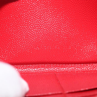 Saint Laurent Loulou Zip Around Matelasse Chevron Leather, Red, Leather, Wallet