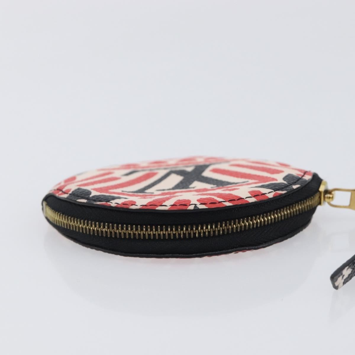 Louis Vuitton Round Coin Purse Limited Edition Crafty Monogram Giant, Red, Canvas, Clutch