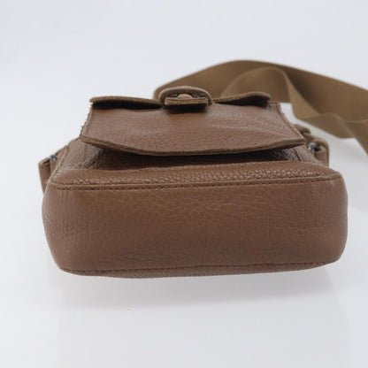 Bottega Veneta Shoulder Leather, Brown, Leather, Shoulder Bag